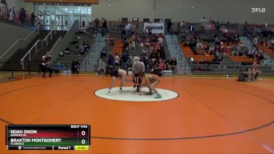 134 lbs Quarterfinal - Noah Dixon, Grissom Hs vs Braxton Montgomery, Florence