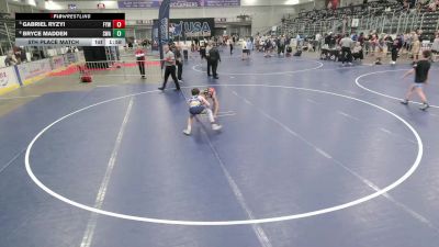16U Boys - 94 lbs Quarters - Gabriel Ryzyi, Fenton Youth Wrestling vs Bryce Madden, Sarbacker Wrestling Academy