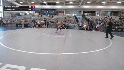 132 lbs Champ. Rd Of 32 - Morris Wolfley, Gold Rush Wrestling vs Jason Lin, Poway RTC