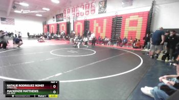 105 lbs Cons. Round 7 - Mackenzie Matthews, Los Osos vs Natalie Rodriguez Romero, Citrus Hill