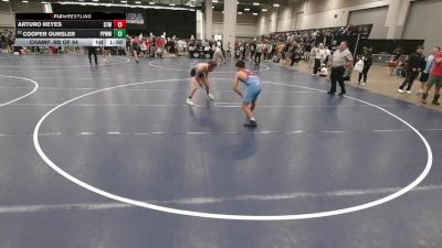 132 lbs Champ. Rd Of 64 - Arturo Reyes, Steller Trained Wrestling vs Cooper Oursler, Pikes Peak Warriors Wrestling