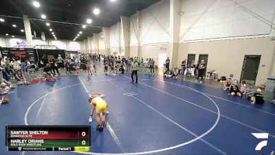 62 lbs Round 1 - Sawyer Shelton, Evanston Elite vs Harley Orians, Gold Rush Wrestling