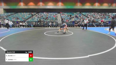 157 lbs Round Of 32 - Colton Sund, Wisconsin-Eau Claire vs Tyler Jones, UNATT-Utah Valley