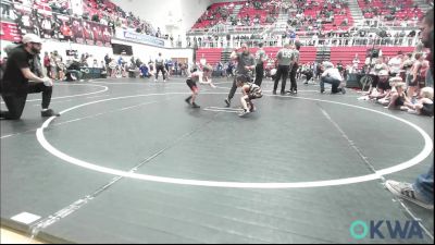 46 lbs Round Of 32 - Gavino Camarillo, Clinton Youth Wrestling vs Beckham McKaig, Standfast