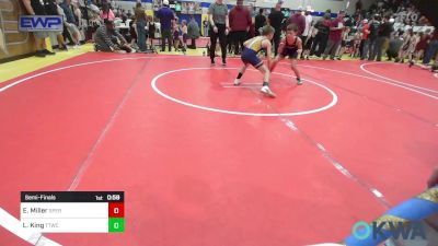 70 lbs Semifinal - Easton Miller, Sperry Wrestling Club vs Liam King, Team Tulsa Wrestling Club