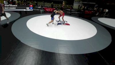 165 lbs Champ. Rd Of 32 - Wyatt Walbeck vs Riley Chairez, Fortuna High School Wrestling