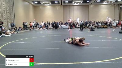 123 lbs Consi Of 32 #2 - Evan Vazquez, Lion Of Judah Wr Acd vs Ian Avalos, Legacy WC