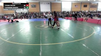 235 lbs Round Of 16 - Tiyana Taylor, Norwich Free Academy vs Catherine Sharpe, Tolman