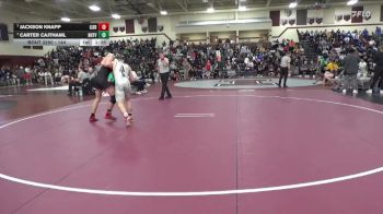 144 lbs Cons. Round 3 - Carter Cajthaml, NH/TV vs Jackson Knapp, Lisbon