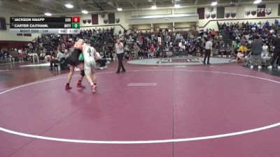 144 lbs Cons. Round 3 - Carter Cajthaml, NH/TV vs Jackson Knapp, Lisbon