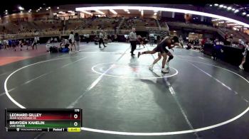 175 lbs Cons. Round 3 - Brayden Kahelin, Lake Gibson vs Leonard Gilley, Miami Southridge Hs