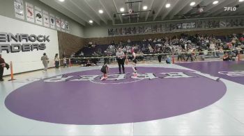105 lbs Semifinal - Josey Werner, Chadron Girls vs Peyton Arnhold, Shoshoni
