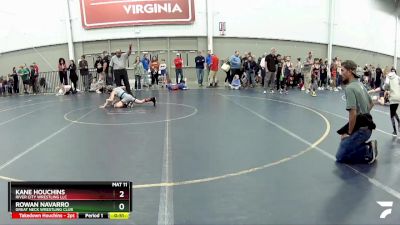 70 lbs Cons. Semi - Rowan Navarro, Great Neck Wrestling Club vs Kane Houchins, River City Wrestling LLC