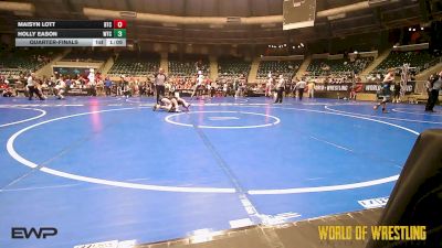 102 lbs Quarterfinal - Maisyn Lott, Bison Takedown Club vs Holly Eason, WTC