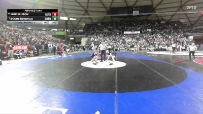 Boys 4A 126 lbs Cons. Round 1 - Jake Allison, Glacier Peak vs Bodhi Smiedala, Olympia