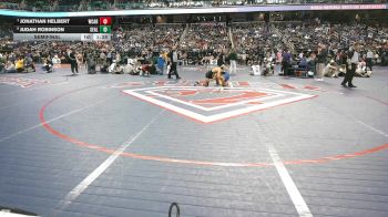 5A 106 lbs Semifinal - Jonathan Helbert, West Carteret vs Judah Robinson, Southeast Alamance