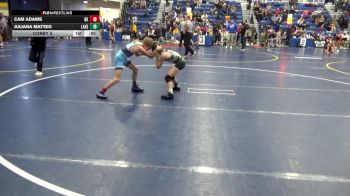 72 lbs Consy 5 - Cam Adams, Bk vs Juliana Matteo, Lake Catholic W.C.