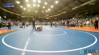 61 lbs Consi Of 8 #2 - Easton Barnes, Morris Wrestling Association vs Keegan Davis, Morris Wrestling Association