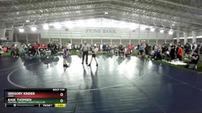 67 lbs Cons. Round 2 - Kase Thomsen, Fighting Squirrels Wrestling Club vs Gregory Kinder, Utah