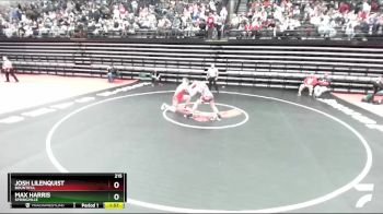 215 lbs Champ. Round 1 - Max Harris, Springville vs Josh Lilenquist, Bountiful