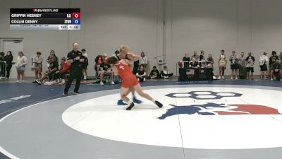 65 kg Cons. Rd Of 64 - Griffin Heeney, Illinois vs Collin Denny, Stronghold Wrestling