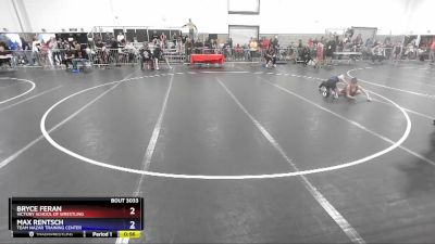 77 lbs Round 2 - Bryce Feran, Victory School Of Wrestling vs Max Rentsch, Team Nazar Training Center