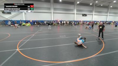 138 lbs Champ. Round 1 - Mason Bauer, Unattached vs Kayden Mcdonald, Unattached