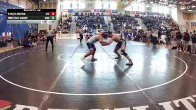 190 lbs Quarterfinals (8 Team) - Tyson Reyes, Jensen Beach vs Michael Sainz, Somerset