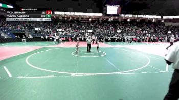 55 lbs Cons. Round 1 - Gavin Campbell, WSW1 vs Colten Hahn, SWCA