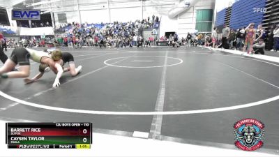 110 lbs Cons. Round 3 - Barrett Rice, SlyFox vs Caysen Taylor, Paola