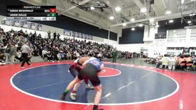 150 lbs Champ. Round 1 - Diego Mcdonald, Marshall vs Adam Salas, Los Alamitos