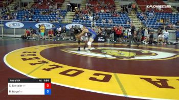 145 lbs Rnd Of 64 - Collin Switzler, Oregon vs Benjamin Nagel, North Dakota