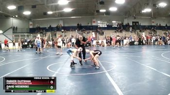 80 lbs Cons. Round 5 - Parker Duitsman, Perrysburg Wrestling Club vs David Wesierski, ISI