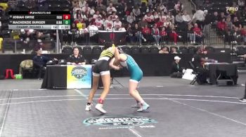 110 lbs Champ. Round 1 - Mackenzie Burger, Alma vs Josiah Ortiz, Fort Hays State