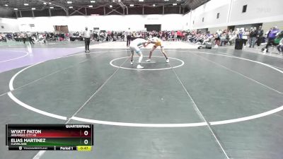 113A Quarterfinal - Wyatt Paton, Arkansas City HS vs Elias Martinez, Cleveland