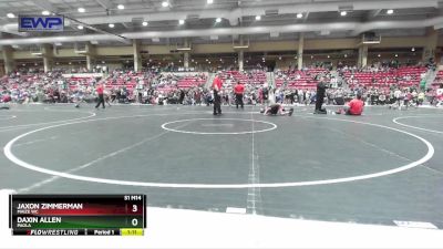 80 lbs Cons. Round 4 - Daxin Allen, Paola vs Jaxon Zimmerman, Maize WC