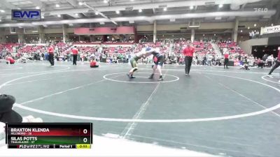 110 lbs Round 3 - Braxton Klenda, Hillsboro vs Silas Potts, Trailblazer