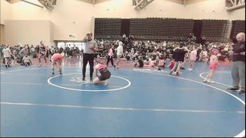 130 lbs Rr Rnd 1 - Ella Henckel, NewWhale Purple - Girls vs Reese Montgomery, MGW Black Widows - Girls