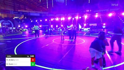 54 lbs Consolation - Ryus Ardery, Garden City Wrestling Club vs Ryan Dunn, Colorado Top Team