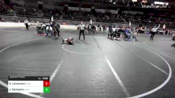 53 lbs Quarterfinal - Nico Lissenden, Cordoba vs Jordan Sampson, Overbrook