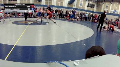 14U Boys FS - 110 lbs Semis - Paul Brewer, Batesville Bulldog Wrestling Club vs Gabriel Plunkett, Noblesville Wrestling Club