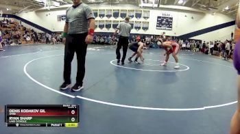 157 lbs Quarterfinal - Denis Kodakov Gil, Spire vs Ryan Sharp, Lake Catholic