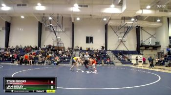 184 lbs Cons. Round 1 - Liam Begley, Marian University (IN) vs Tyler Brooks, Cleary University