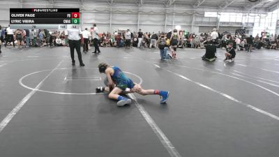 76 lbs Round 5 (6 Team) - Lyric Vieira, Contenders WA Green vs Oliver Page, Potentially Dangerous