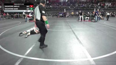 41 lbs Quarterfinal - Salvatore Anello, Ruthless WC vs Salvatore Gano, South Plainfield
