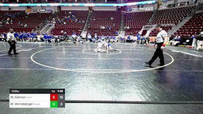 133 lbs Round Of 16 - Matthew Salmon, Fort Leboeuf vs Max Wirnsberger, Warrior Run