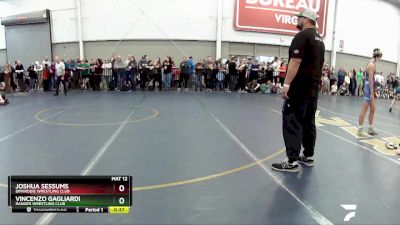 187 lbs Quarterfinal - Vincenzo Gagliardi, Ranger Wrestling Club vs Joshua Sessums, Dinwiddie Wrestling Club