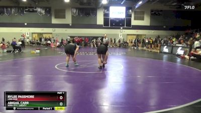 JV-22 lbs Round 3 - Abigail Carr, Iowa City, Liberty vs Rylee Passmore, Linn-Mar