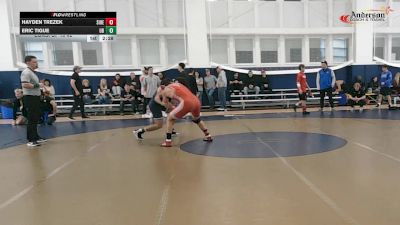 174 lbs Consi Of 16 #2 - Hayden Trezek, Southern Illinois vs Eric Tigue, University At Buffalo
