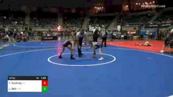 67 lbs Semifinal - Traevon Ducking, The Compound Indy vs Jordan Bell, Legends Of Gold